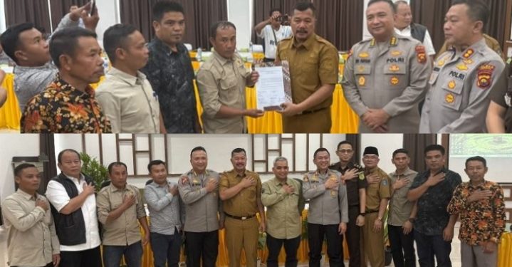 Konflik Warga dan PT. KMH di Pintu Air PLTA Danau Kerinci Berakhir Damai