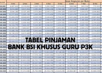 Pinjaman PPPK di BSI Capai Rp100 Juta, Begini Cicilan dan Syaratnya