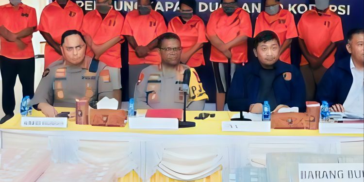 Polda Papua Ungkap Korupsi Dana Desa Rp168 Miliar, 9 Tersangka Ditangkap