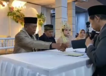 Viral! Pernikahan Tarman dan Shela, Beda Usia 50 Tahun dan Mahar Rp 3 Miliar