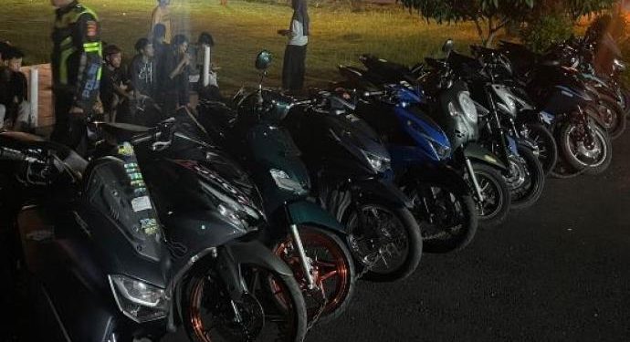 penertiban geng motor di sarolangun