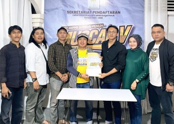 Muscab HIPMI Kota Sungai Penuh, Roma Arusty Resmi Ambil Formulir Pendaftaran