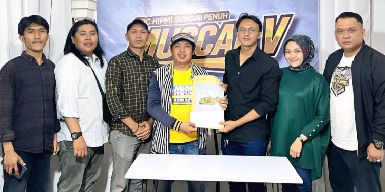 Muscab HIPMI Kota Sungai Penuh, Roma Arusty Resmi Ambil Formulir Pendaftaran