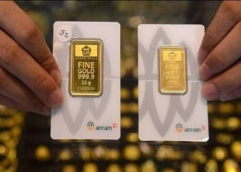 Harga Emas Hari Ini Turun Tipis, Investor Masih Wait and See