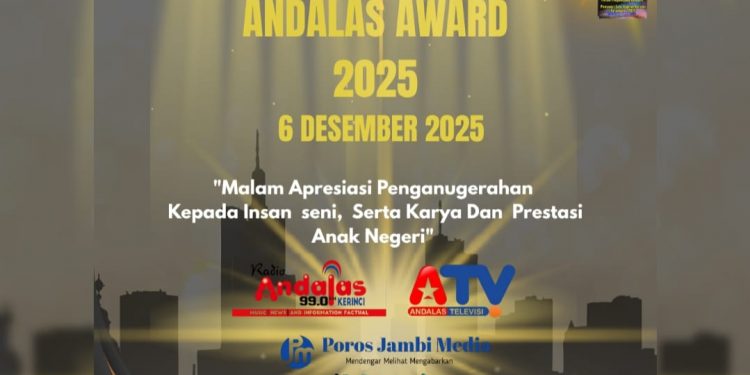 Andalas Award 2025 Siap Digelar, Apresiasi untuk Anak Negeri