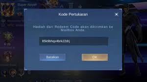 Kode Redeem MLBB Rilis Lagi
