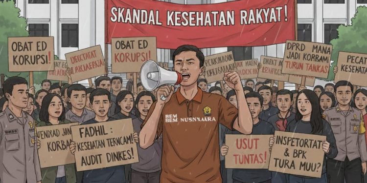 Skandal integritas kesehatan, Koordinator BEM NUSANTARA JAMBI buka suara. Fadhil : Kesehatan masyarakat terancam, Konsistensi Lembaga Pengawasan dipertaruhkan!