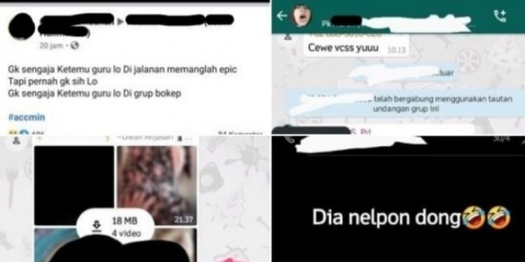Sosok Mirip Guru Terciduk di Grup WA Dewasa, Warganet Murka