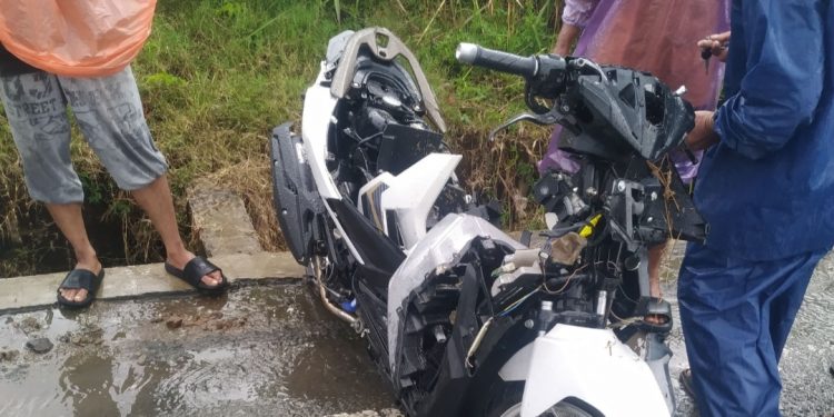 Lakalantas : Remaja Terjungkal ke Saluran Air Usai Diduga Ditendang OTK di Kumun