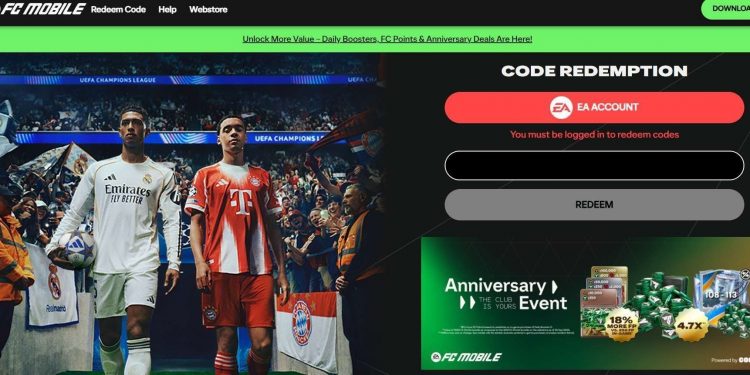 Cara Klaim Kode Redeem EA FC Mobile Anti Gagal