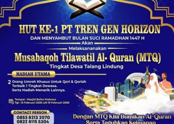 HUT ke-1 PT Tren Gen Horizon Gelar MTQ Desa Talang Lindung, Hadiah Utama Umroh