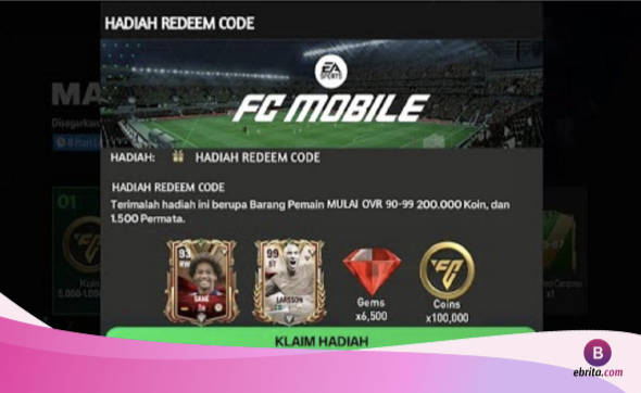 50 Kode Redeem FC Mobile Maret 2026 Masih Aktif, Berpeluang Dapat Pemain OVR 117 Edisi Ramadan