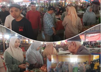 ASN Kominfo Ramaikan Belanja di Pasar Bajure