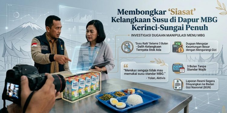 Membongkar ‘Siasat’ Kelangkaan Susu di Dapur MBG Kerinci-Sungai Penuh