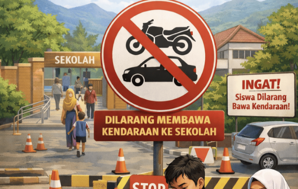 Pemkot Sungai Penuh Larang Siswa SD-SMP Bawa Motor ke Sekolah, Ini Alasannya