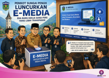 Pemkot Sungai Penuh Luncurkan E-Media, Era Baru Kerja Sama Pers yang Lebih Transparan