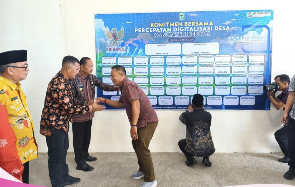 Pemkab Kerinci Tancap Gas Digitalisasi Desa dan Pengelolaan Sampah Berkelanjutan