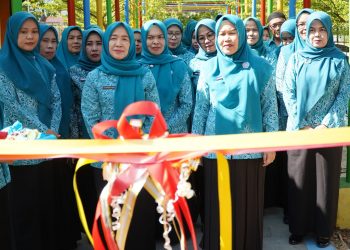 Hj. Hesti Haris Resmikan Rumah Dilan TP PKK Kabupaten Kerinci dan Dukung UMKM di Taman Wisata Air Panas Semurup