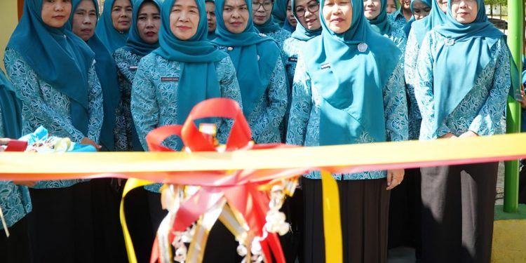 Hj. Hesti Haris Resmikan Rumah Dilan TP PKK Kabupaten Kerinci dan Dukung UMKM di Taman Wisata Air Panas Semurup