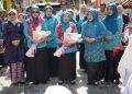 Tinjau 10 Program Pokok PKK di Desa Pondok Agung, Hj. Hesti Haris Apresiasi Kreativitas Ibu-Ibu